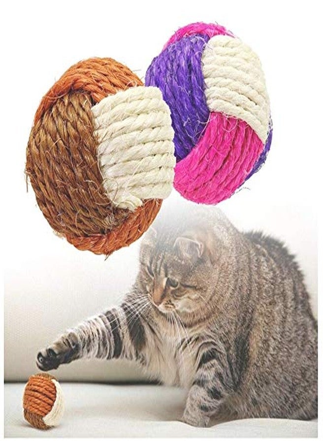 PETLICIOUS & MORE مجموعة ألعاب القطط Petlicious & More 6 في 1 - مجموعة مميزة من ألعاب القطط الصغيرة - لعبة التمبلر للقطط | برج المسار | عصا القطط | كرة السيزال | لعبة الفأر القطيفة | لعبة الكرة المضيئة (مجموعة من 6 قطع) - Image 5